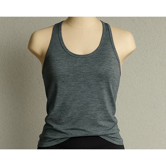 Nike Dri‑FIT Grey Heather Racerback Tank Top Women’s Size Small‎ Activewear - Picture 1 of 9